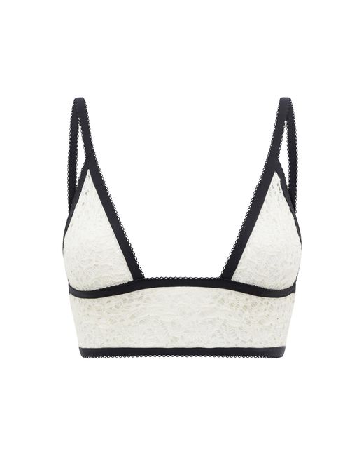 Gabriela Hearst Black Belen Wool-Silk Bra