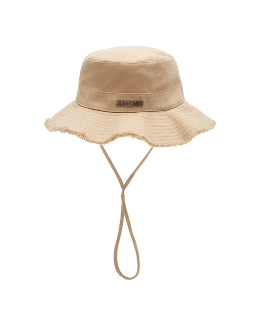 Jacquemus Pink Le Bob Artichaut Cotton Bucket Hat