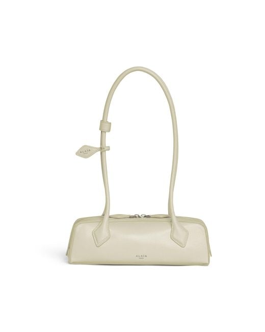 Alaïa White Le Teckel Small Leather Bag