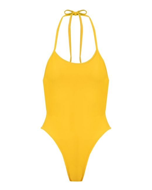 Ay Que Calor Yellow Exclusive La Isla Martina One-Piece Swimsuit