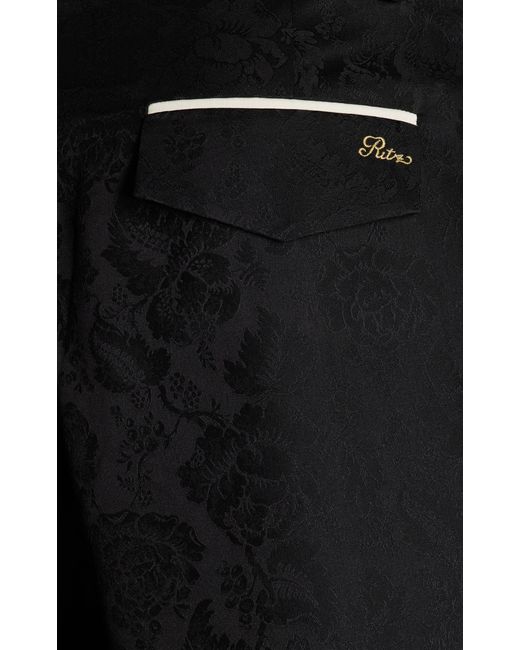 FRAME Black X Ritz Silk Pajama Pants