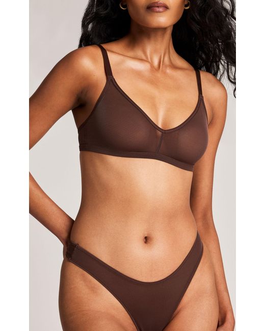 NEGATIVE Black Sieve Non-Wire Bra