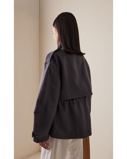 RÙADH Blue Mackenzie Wool Jacket