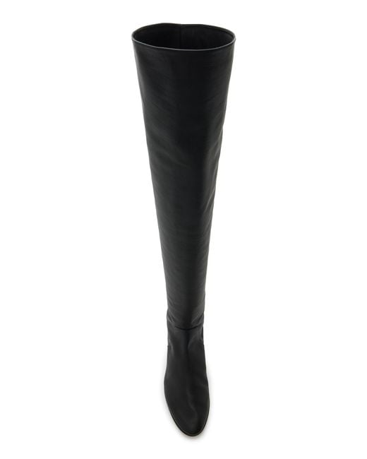 The Row Black Awar Leather Over-the-knee Boots