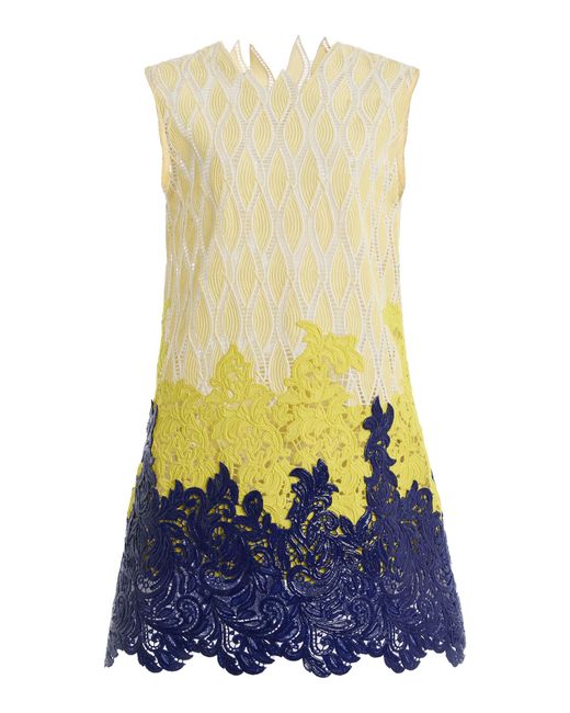 Jonathan Simkhai Yellow Almondine Mini Dress