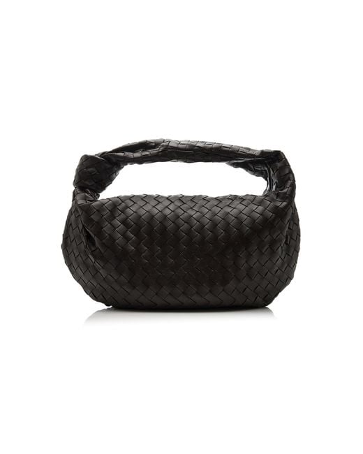 Bottega Veneta Black Jodie Intrecciato Leather Bag
