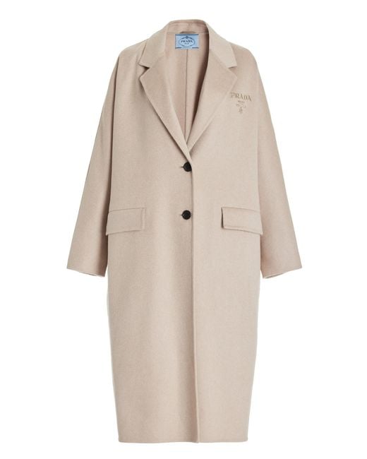 Prada Natural Cashmere Coat