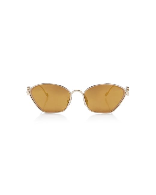 Loewe Metallic Anagram D-Frame Metal Sunglasses