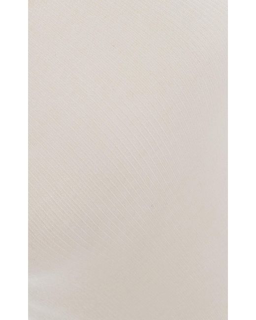 Lisa Yang White Lynette Cashmere Top