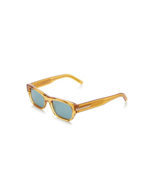Givenchy Blue One Square-Frame Acetate Sunglasses
