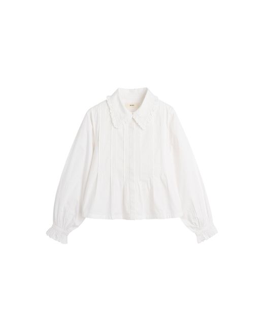 SKALL White Cotton Shirt