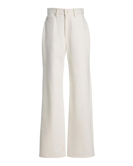 Adam Lippes White Lucy Jeans