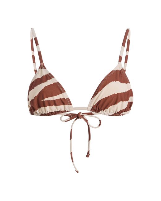 Tropic of C Brown Equator Bikini Top