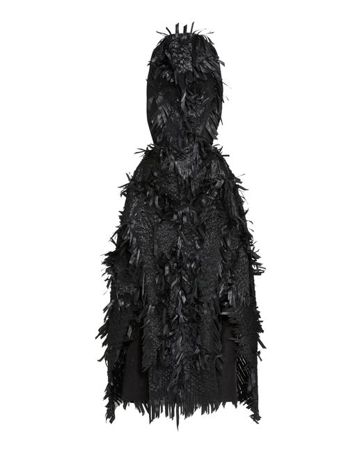 Maticevski Black Determiner Silk Maxi Dress
