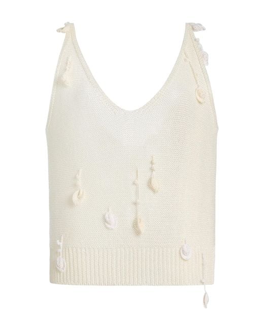 Anna October White Lula Top