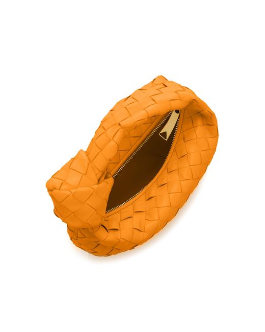 Bottega Veneta Orange The Mini Jodie Leather Bag