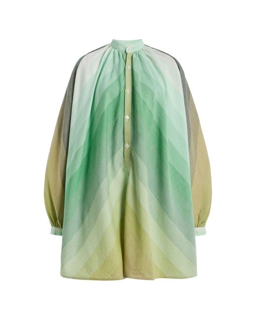 Marrakshi Life Green The Touareg Cotton Tunic