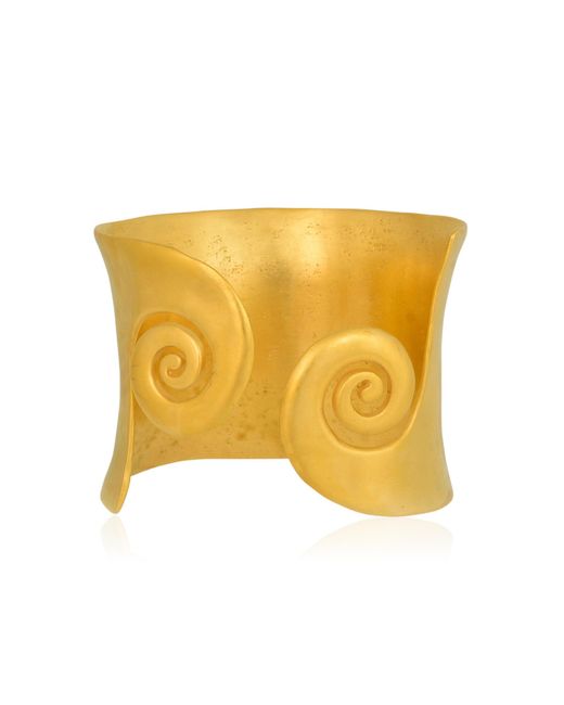 CANO Yellow Mullu 24K-Plated Brass Cuff