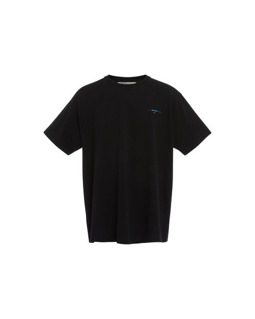 Off-White c/o Virgil Abloh Black Gradient Logo Short Sleeve T-shirt for men