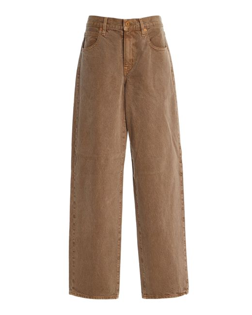 SLVRLAKE Denim Natural Jamie Rigid Mid-rise Curve Jeans
