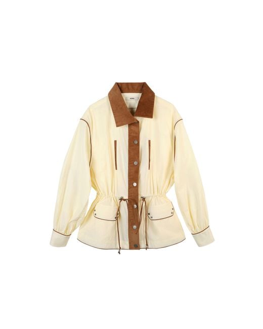 Siedres Natural Elin Cotton-Blend Jacket