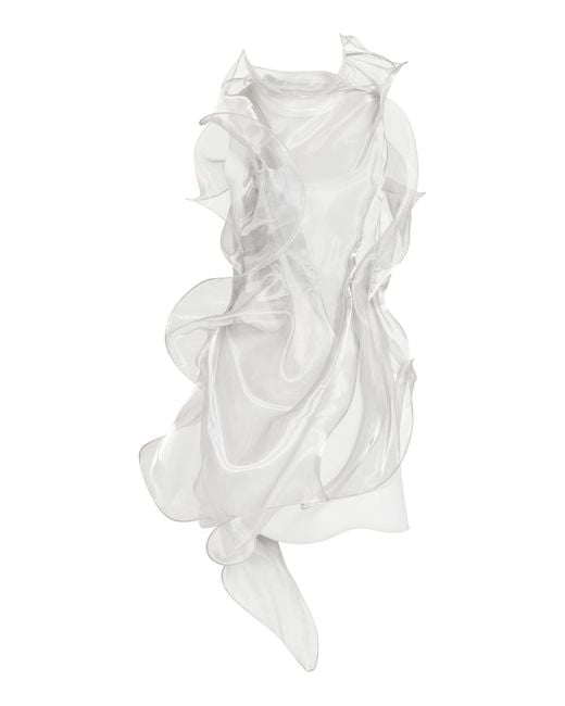 Maticevski White Unknowing Mini Dress