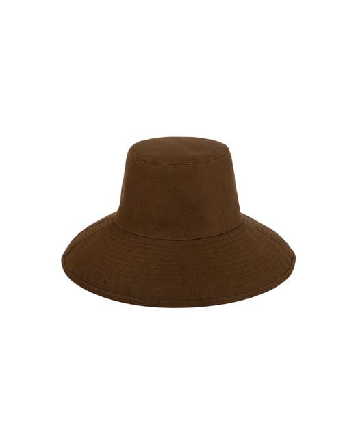Lack of Color Brown Holiday Canvas Bucket Hat