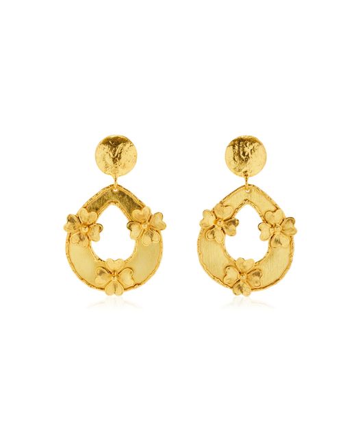 Sylvia Toledano Metallic Lucky Love 22k Gold-plated Earrings