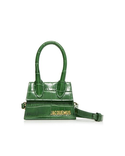 Chiquito leather handbag Jacquemus Green in Leather - 36213885