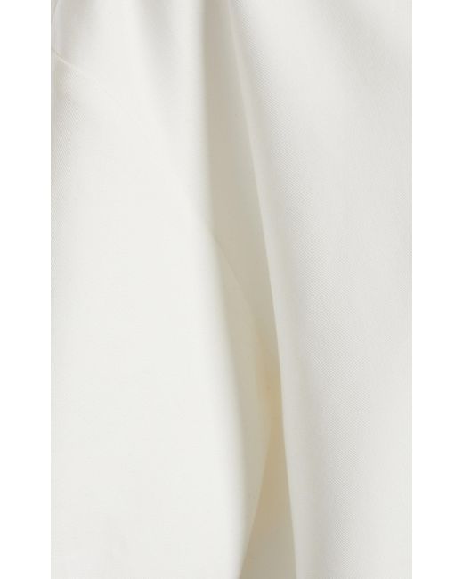 Valentino Garavani White Oversized Cotton Gabardine Top