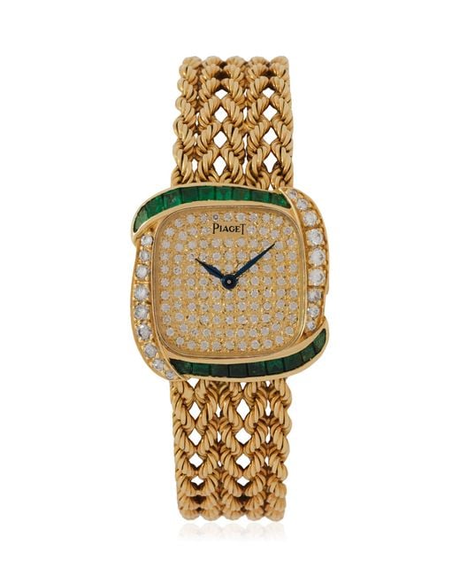 Stephanie Windsor Metallic Piaget Vintage Dress Watch