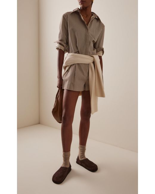 A.Emery Brown Louis Suede Clogs