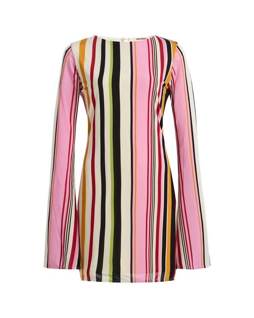 Cala De La Cruz Red Exclusive Maisha Jersey Mini Dress