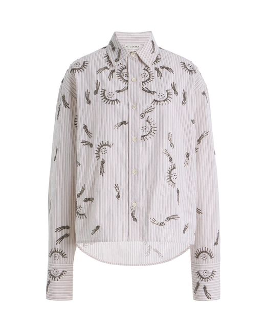 Altuzarra White Dyanna Cotton Shirt