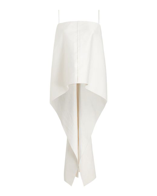 By Malene Birger White Exclusive Trinola Cotton-Blend Top