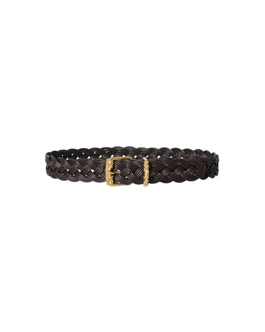 The Row Black Augustus Leather Belt