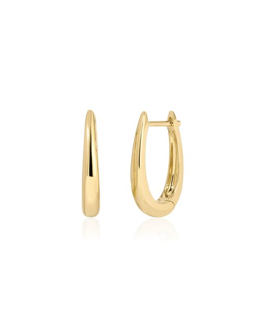 EF Collection Metallic Maeve 14K Hoop Earrings