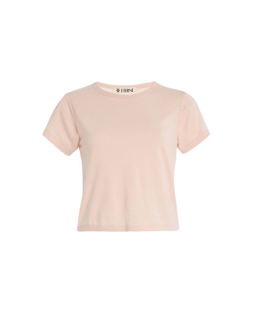 ÉTERNE Pink Cotton-Modal Baby T-Shirt