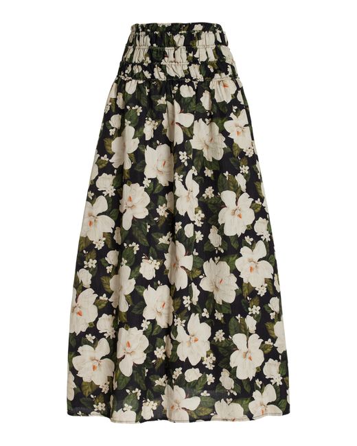Posse Multicolor Exclusive Abby Printed Maxi Skirt