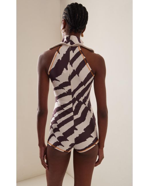 Siedres Multicolor Exclusive Kaua Printed One-piece Swimsuit