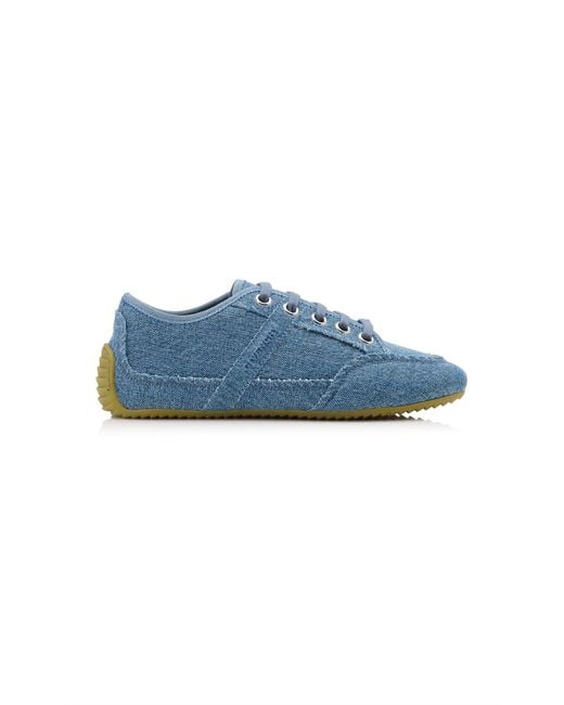 Givenchy Blue Slim Denim Low-Top Sneakers