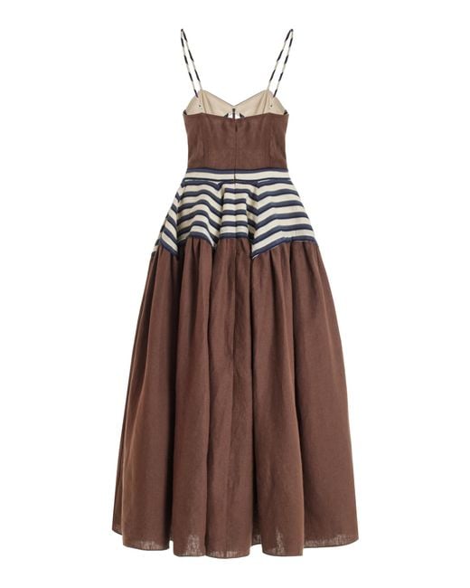 golden afternoon dress in linen Golden Afternoon Ivory Floral Linen Shorts main image 0