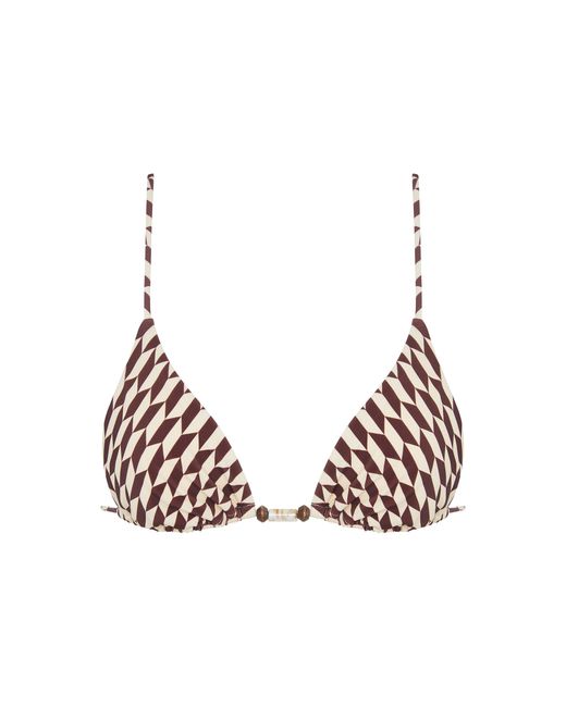 Onia Brown Jolie Bikini Top