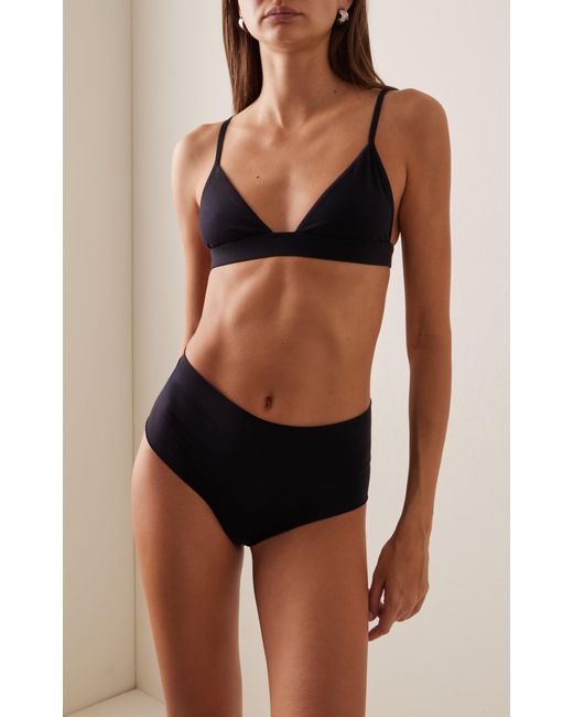 ÉTERNE Black High-Waisted Modal-Lycra Brief