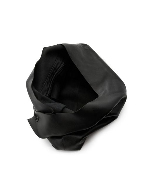 The Row Black Bindle 3 Leather Hobo Bag