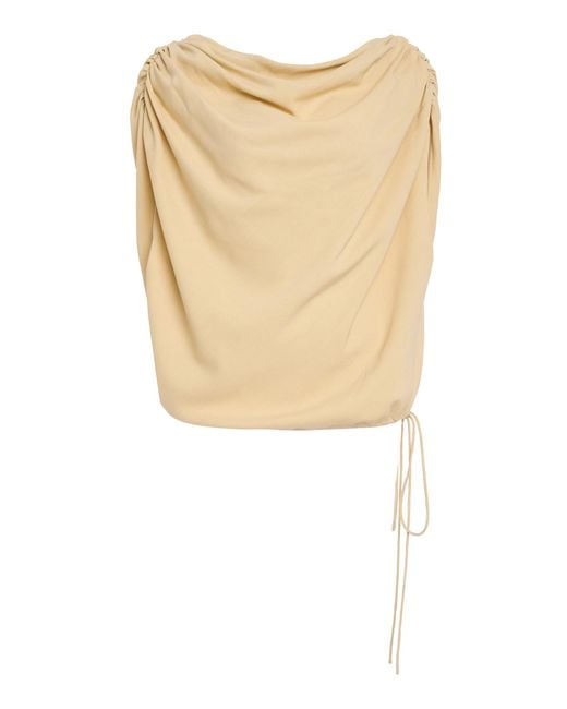 Kallmeyer Natural Naia Draped Top