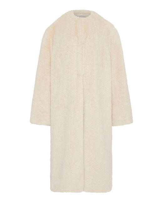 Rachel Gilbert Natural Noah Faux Fur Coat