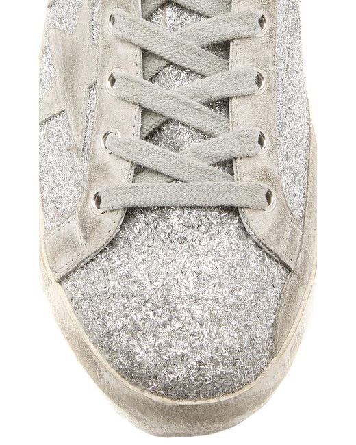 golden goose deluxe brand superstar metallic sneaker
