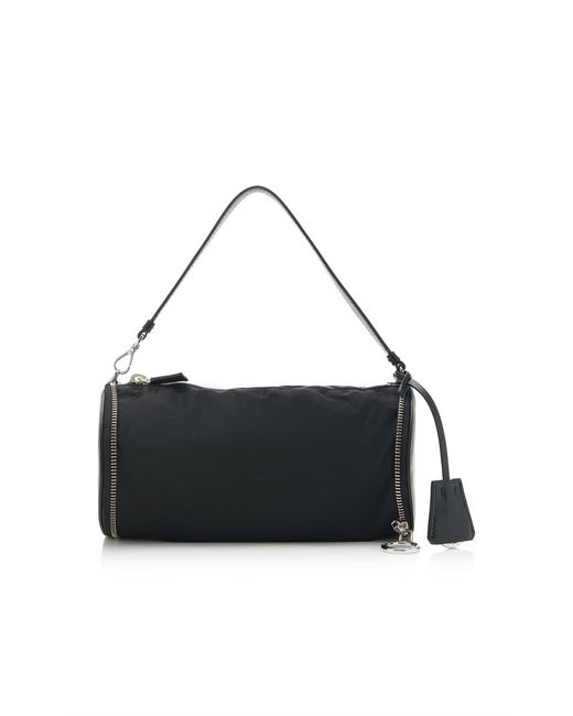 Prada Black Antique Folding Leather Bag