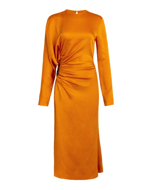 Silvia Tcherassi Orange Shiloh Maxi Dress